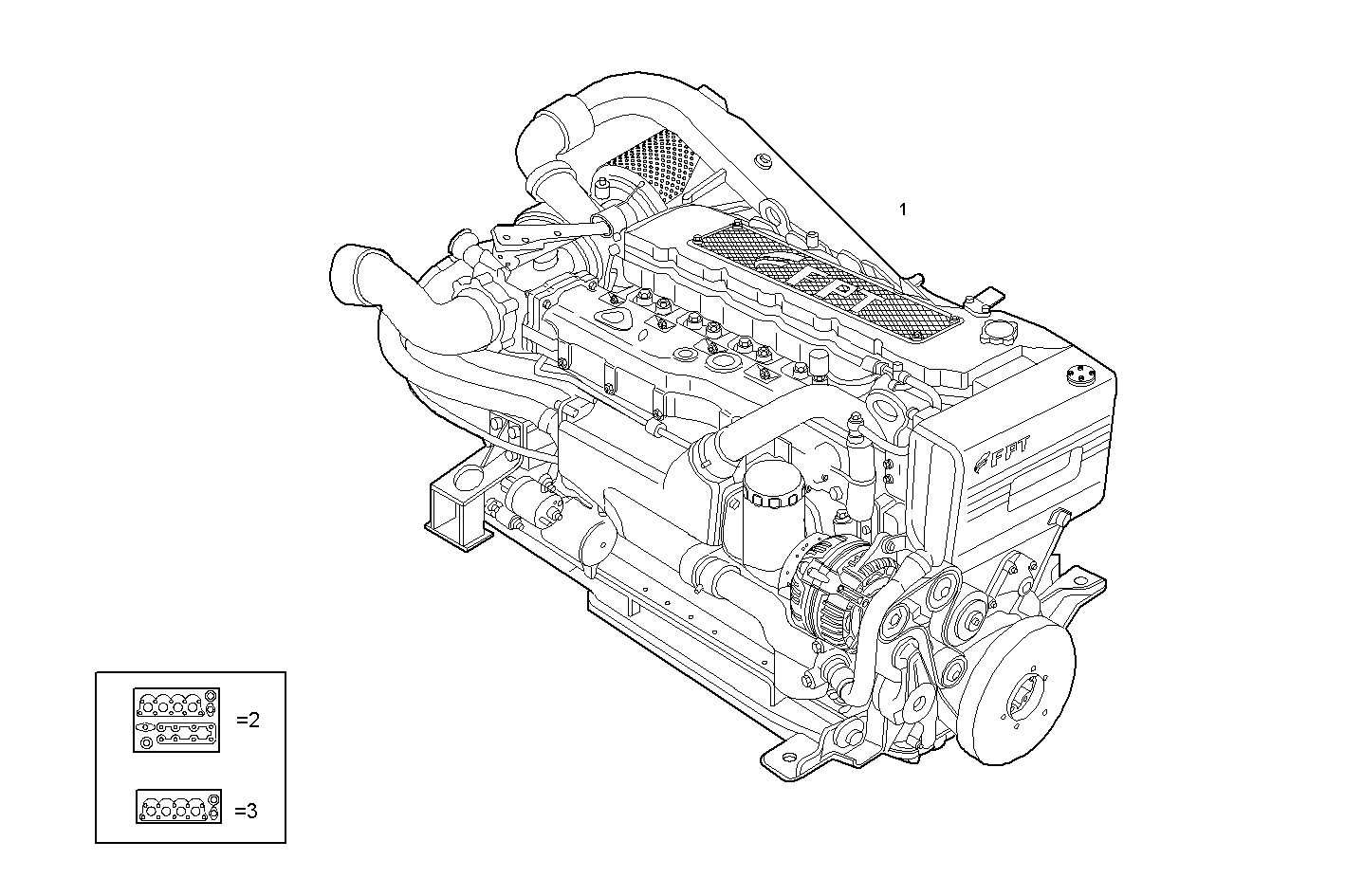 Iveco/FPT COMPLETE ENGINE