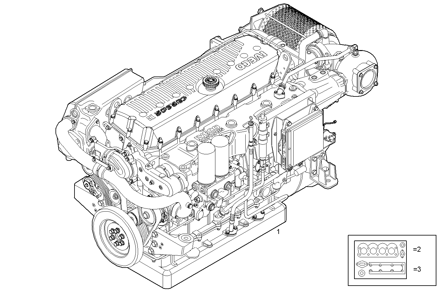 Iveco/FPT COMPLETE ENGINE