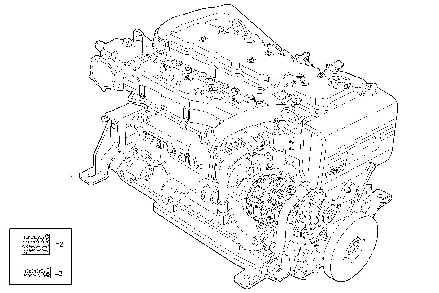 Iveco/FPT COMPLETE ENGINE