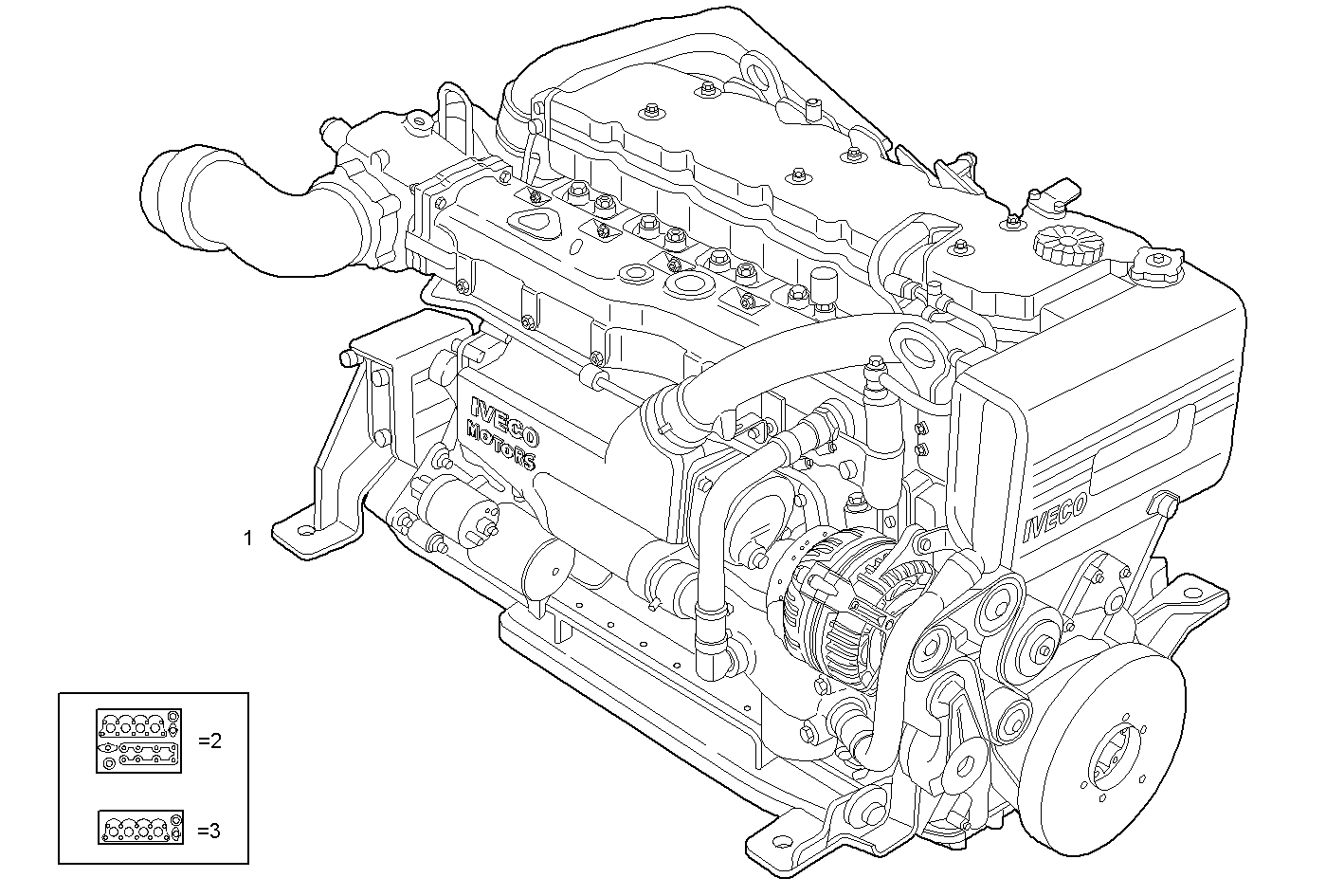 Iveco/FPT COMPLETE ENGINE