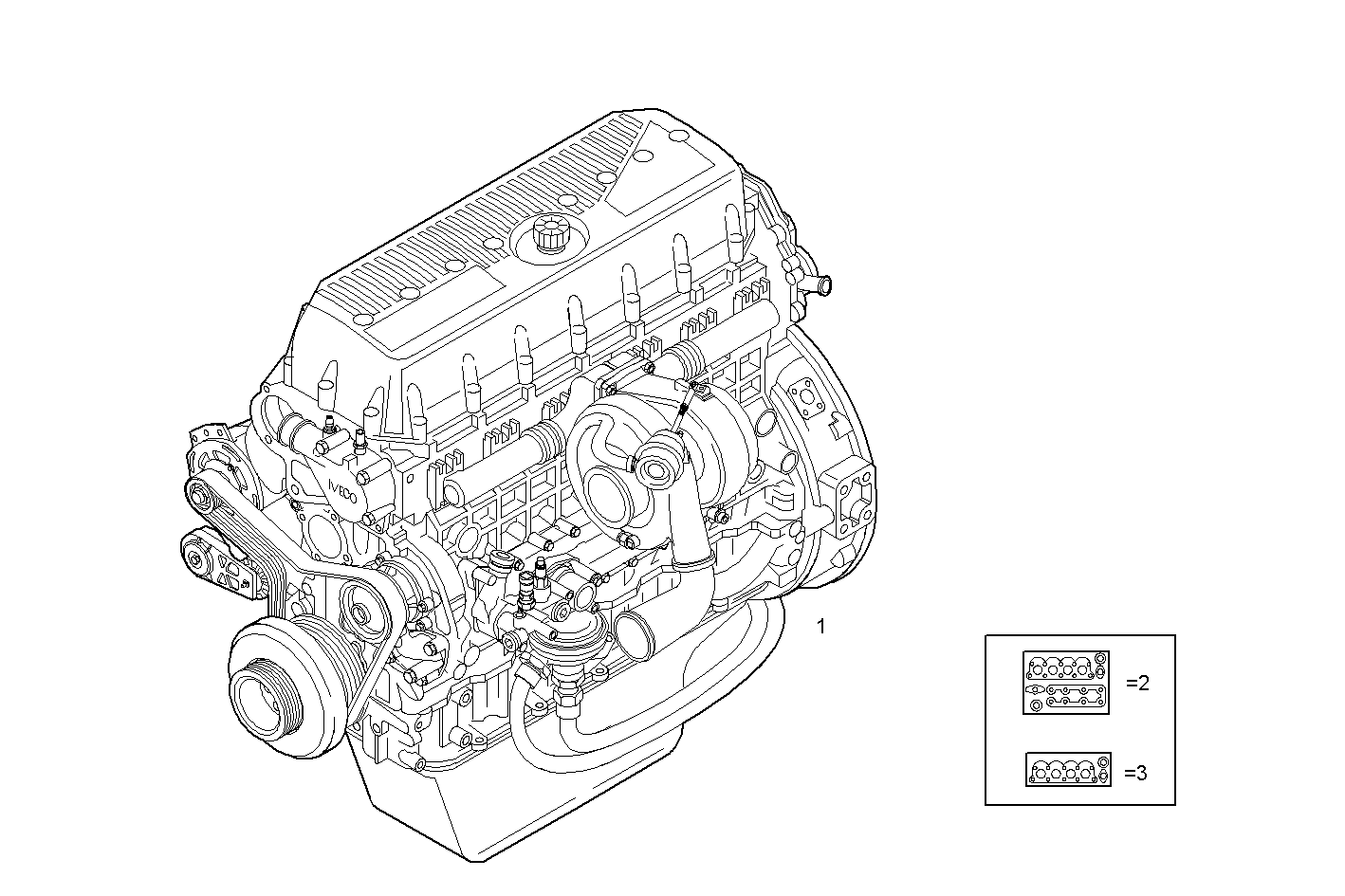 Iveco/FPT COMPLETE ENGINE