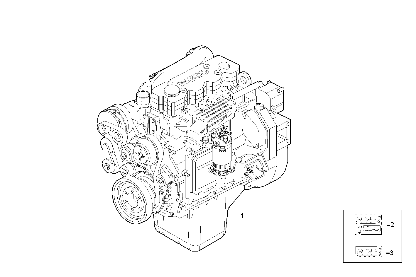 Iveco/FPT COMPLETE ENGINE