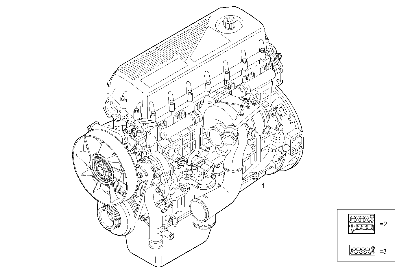 Iveco/FPT COMPLETE ENGINE