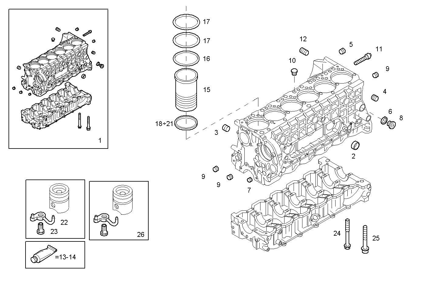 Iveco/FPT CRANKCASE