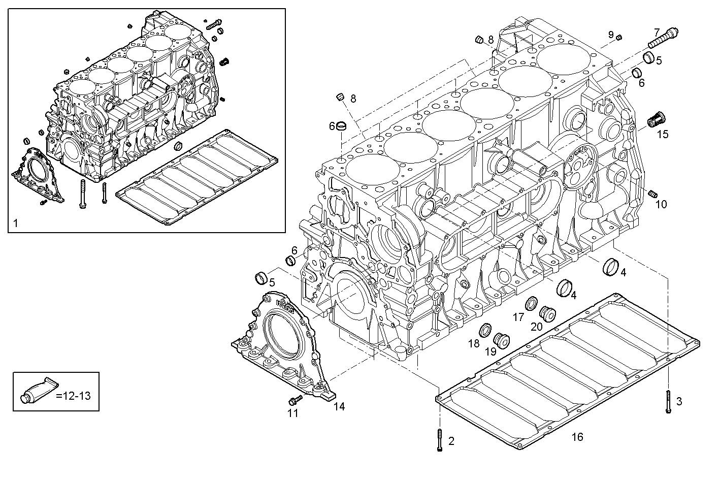 Iveco/FPT CRANKCASE