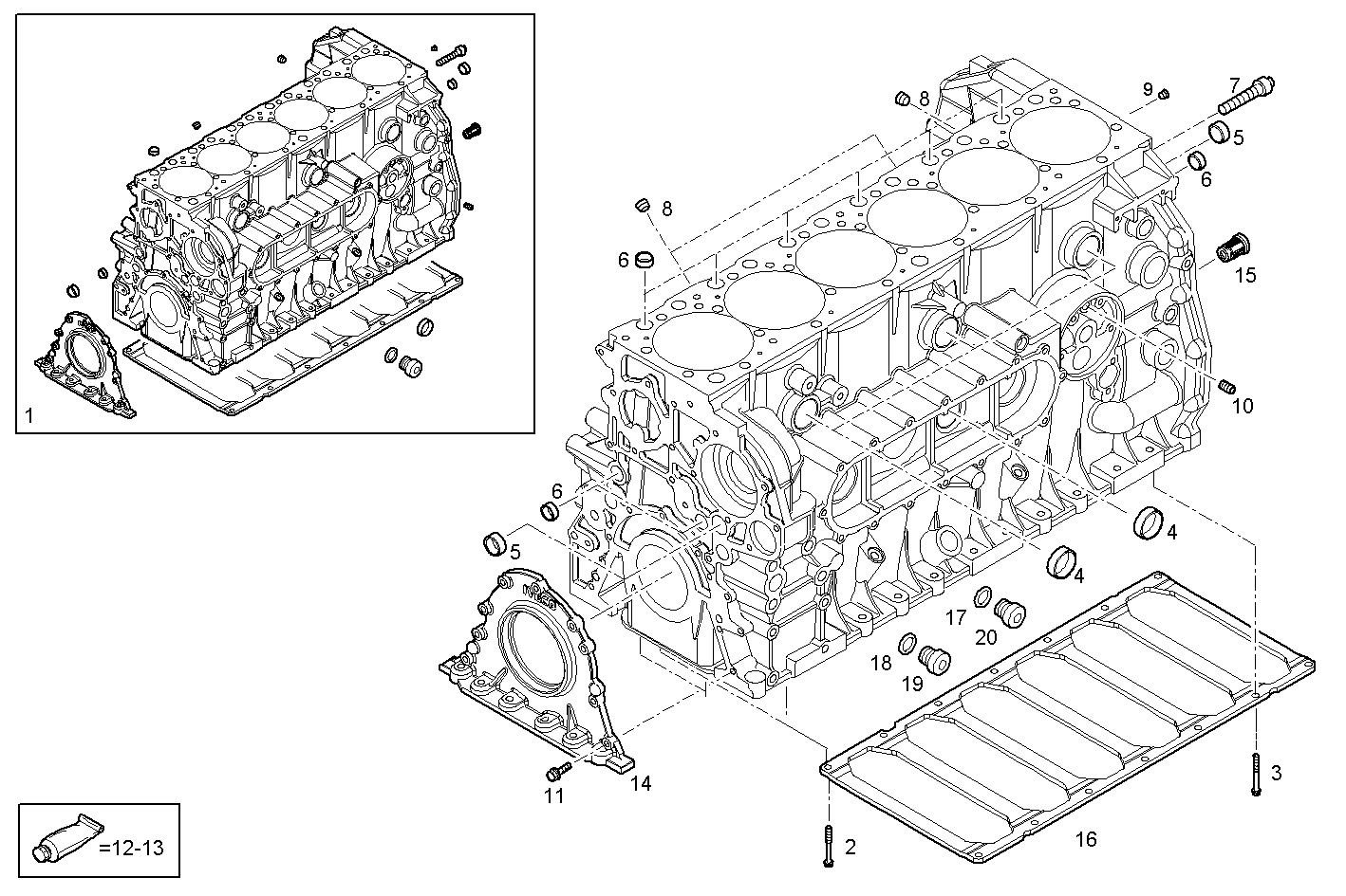 Iveco/FPT CRANKCASE