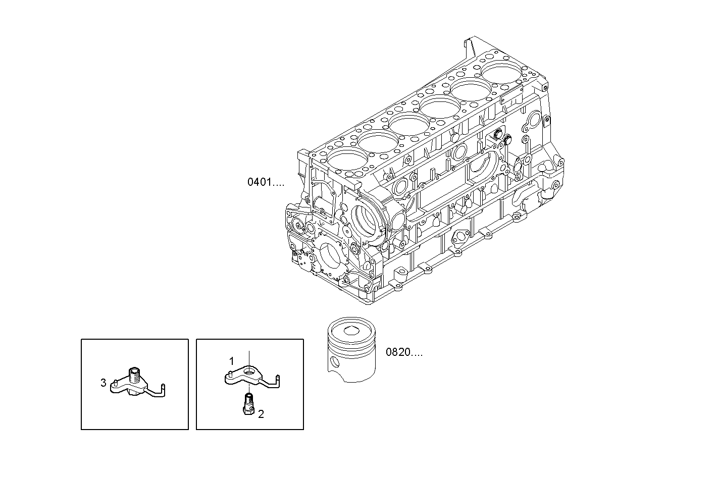 Iveco/FPT OIL NOZZLE