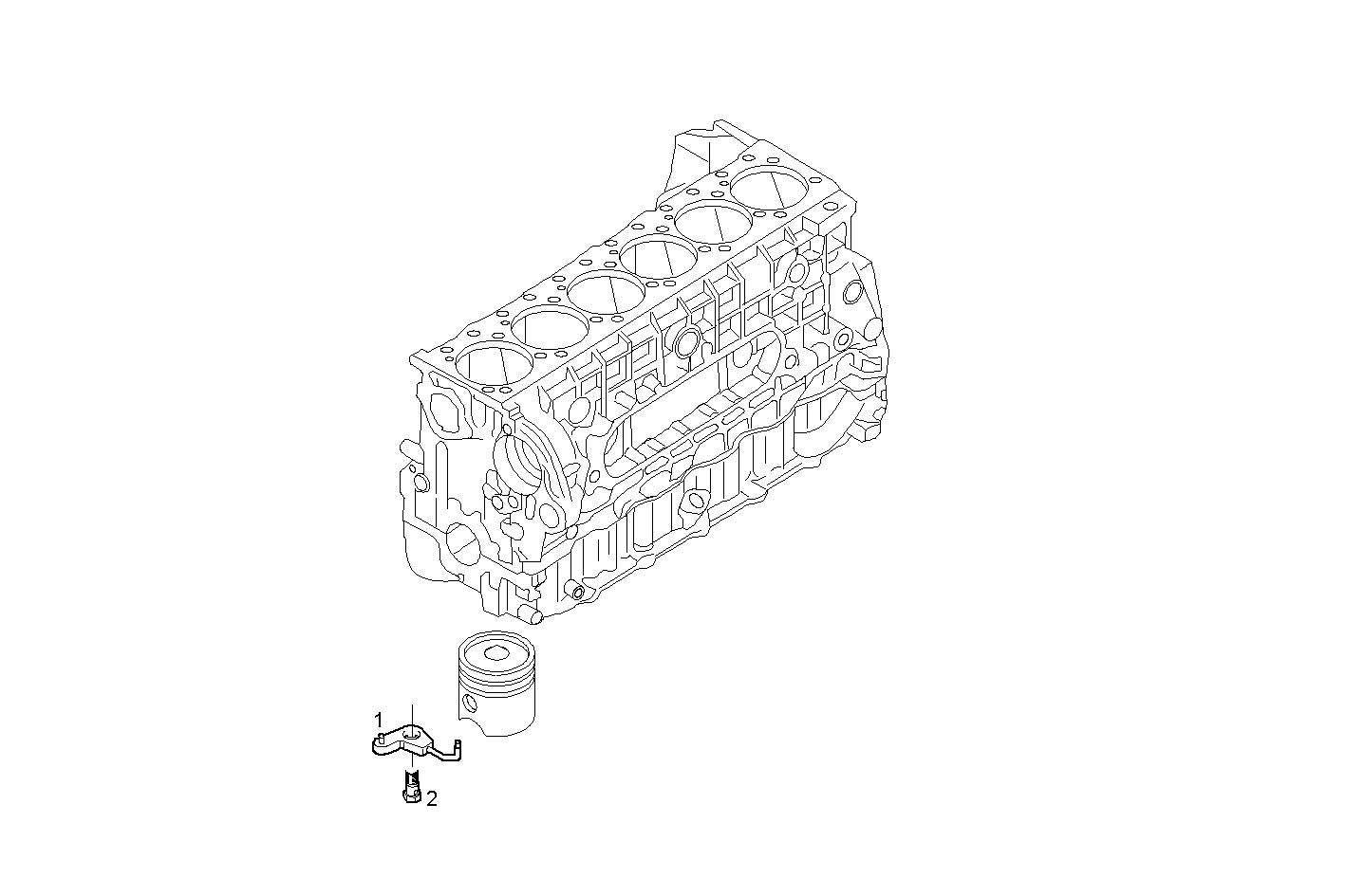 Iveco/FPT OIL NOZZLE