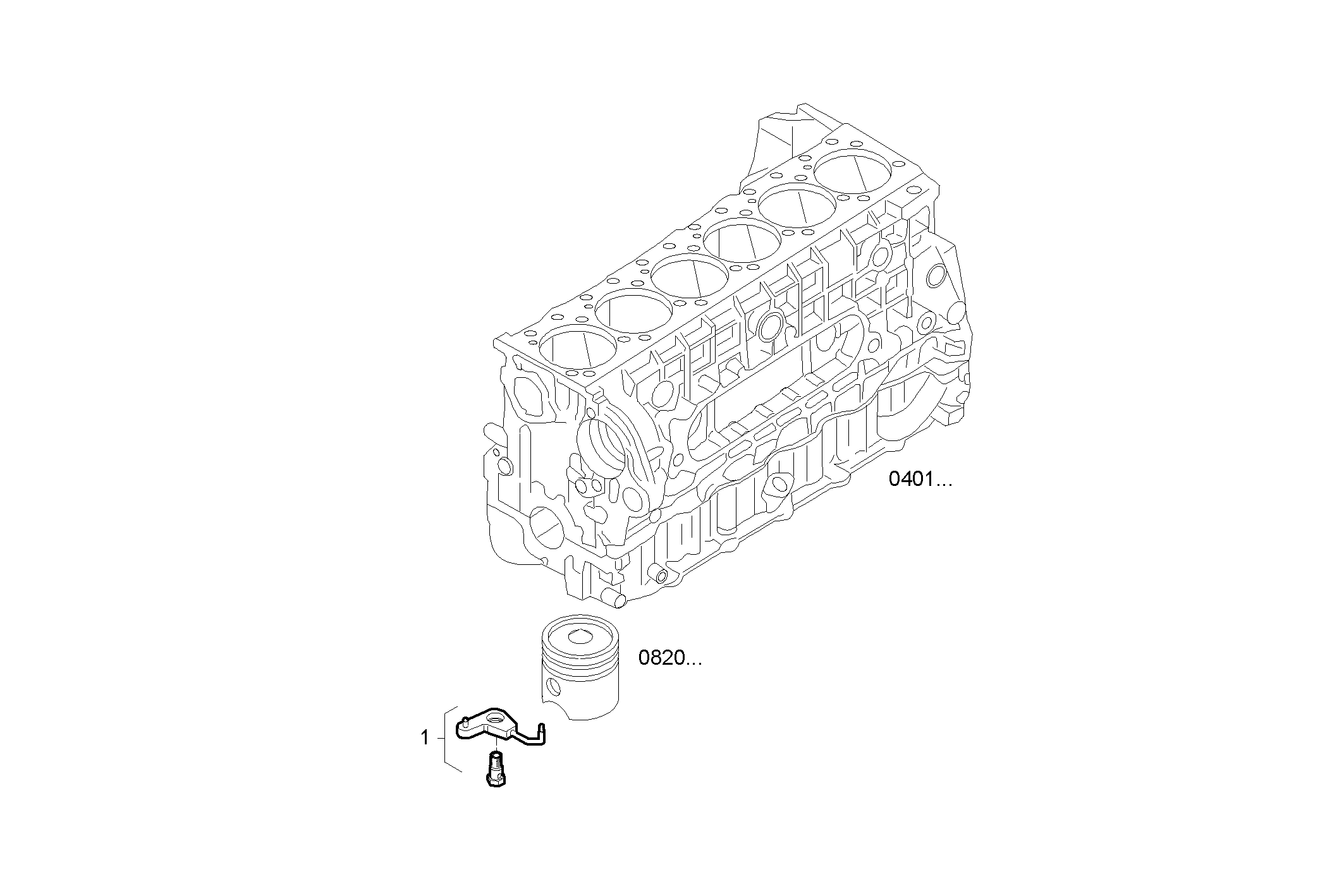 Iveco/FPT OIL NOZZLE