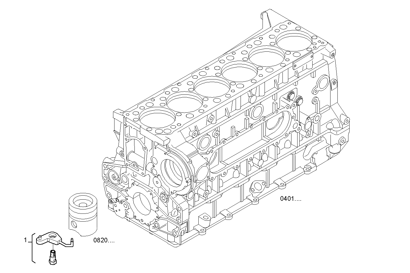 Iveco/FPT OIL NOZZLE