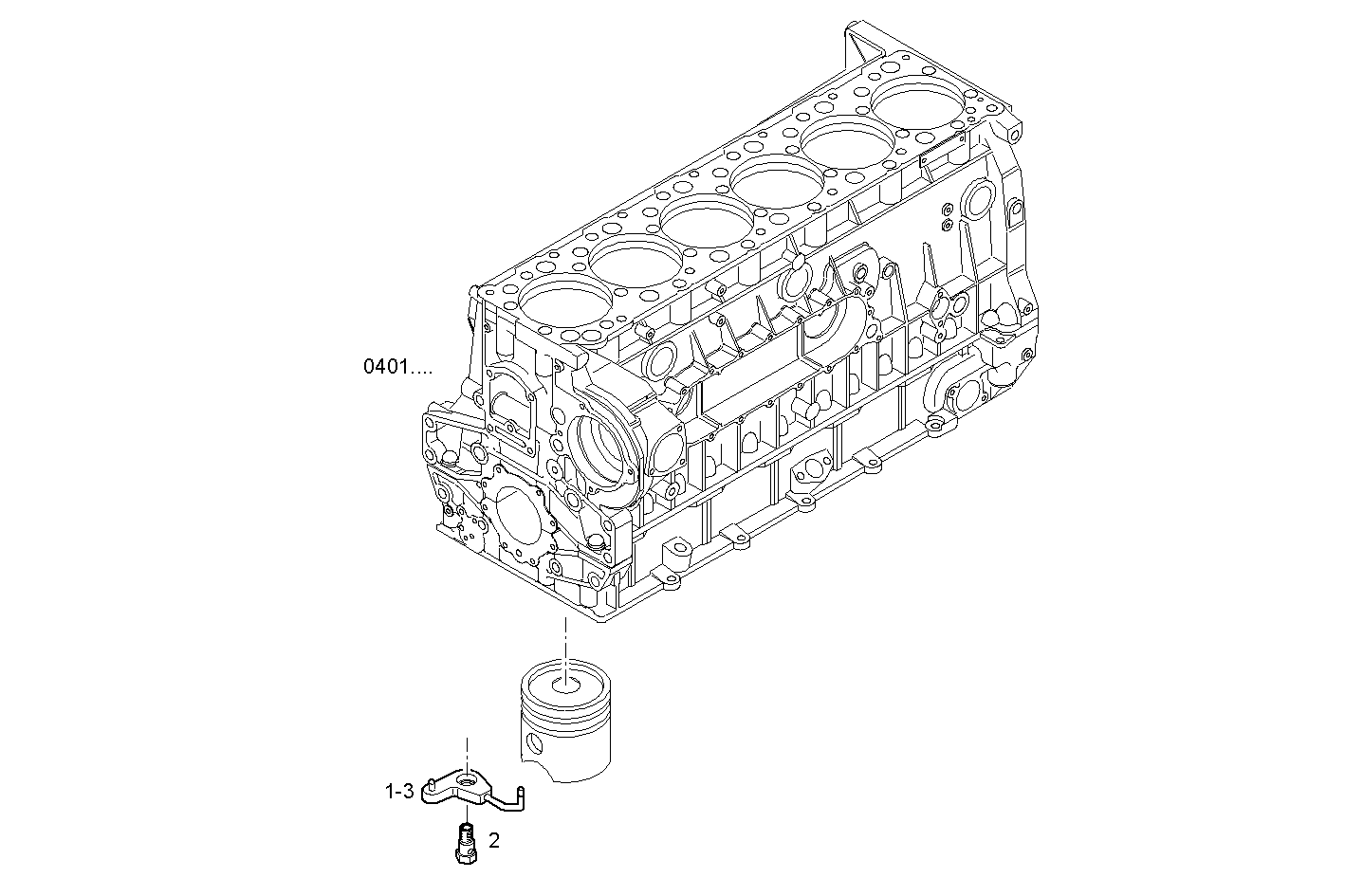 Iveco/FPT OIL NOZZLE