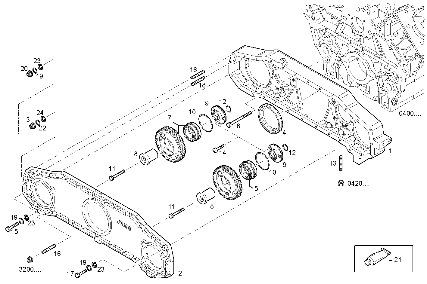 Iveco/FPT INSERTED BOX ASSEM.