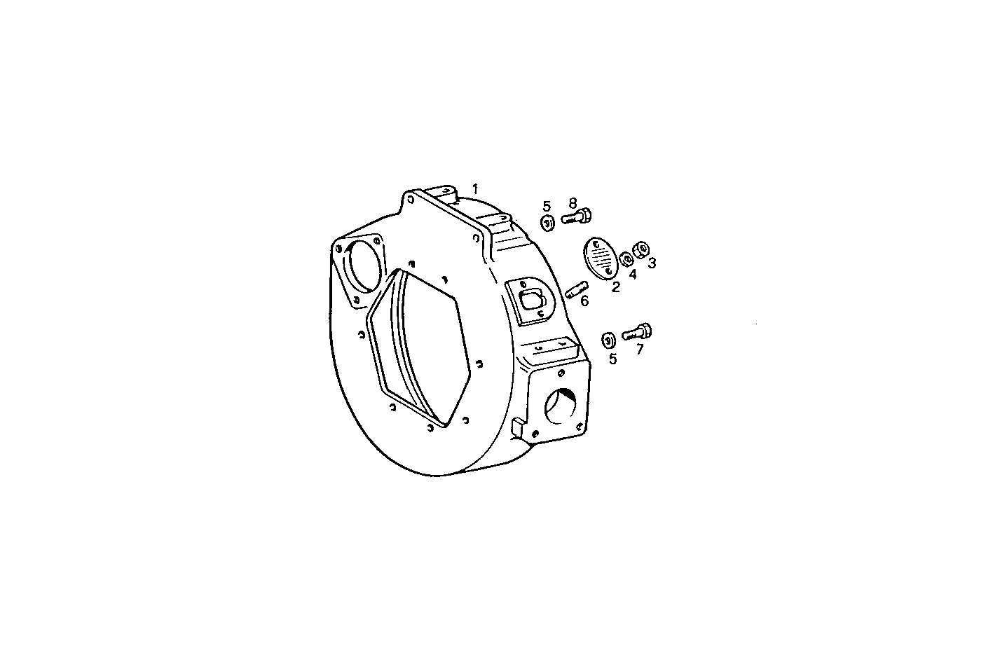 Iveco/FPT FLYWHEEL HOUSING SAE 4