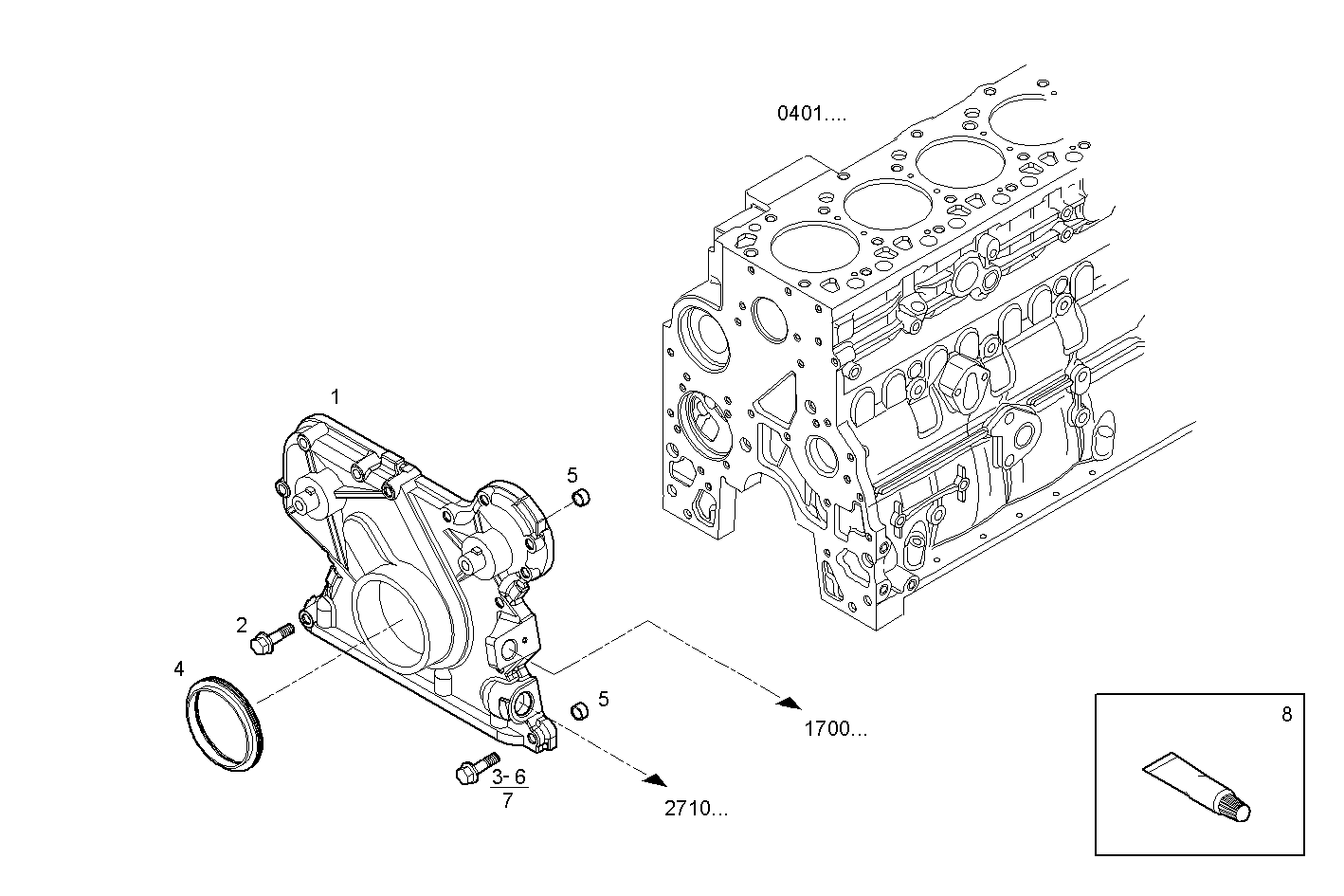 Iveco/FPT FRONT C.CASE COVER