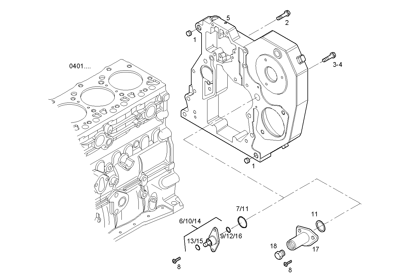 Iveco/FPT REAR C.CASE COVER