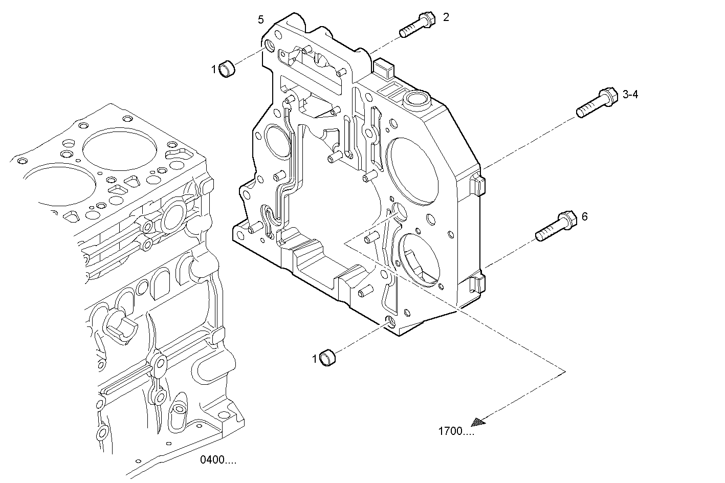 Iveco/FPT REAR C.CASE COVER