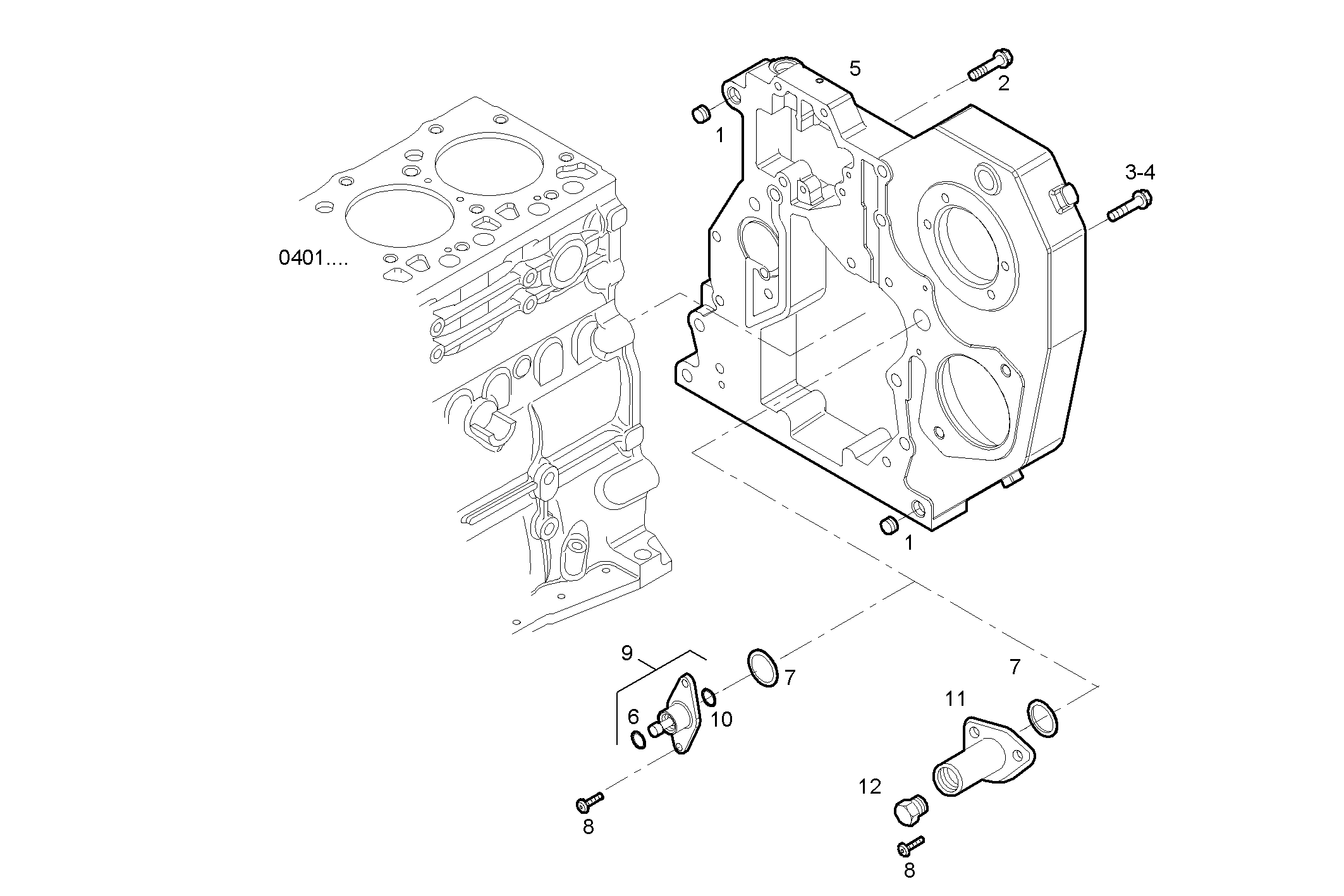 Iveco/FPT REAR C.CASE COVER