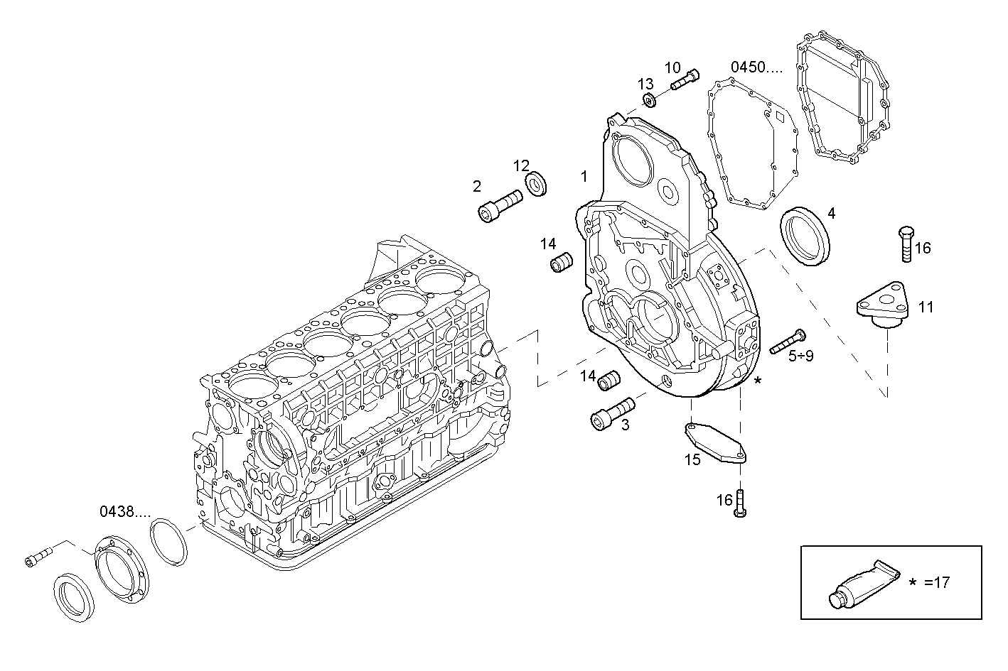 Iveco/FPT REAR C.CASE COVER