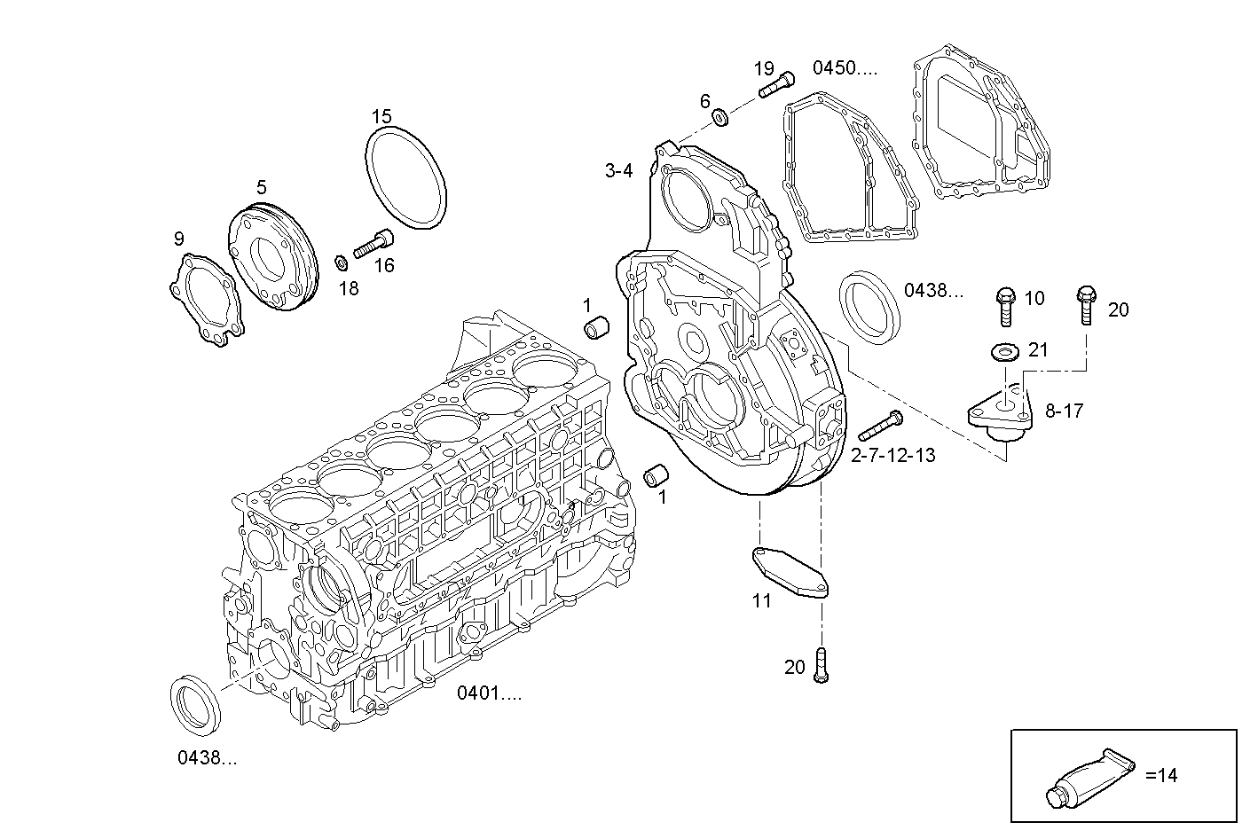 Iveco/FPT REAR C.CASE COVER