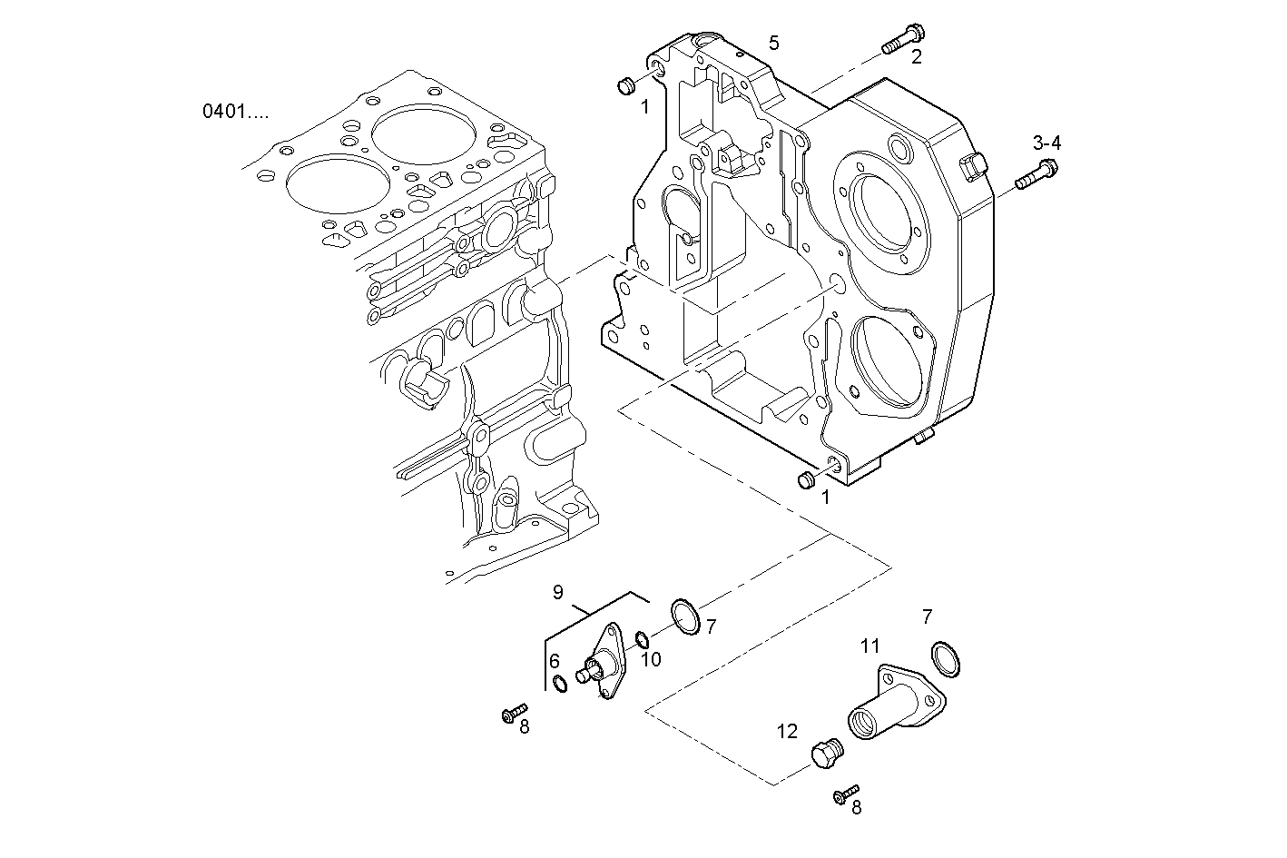 Iveco/FPT REAR C.CASE COVER