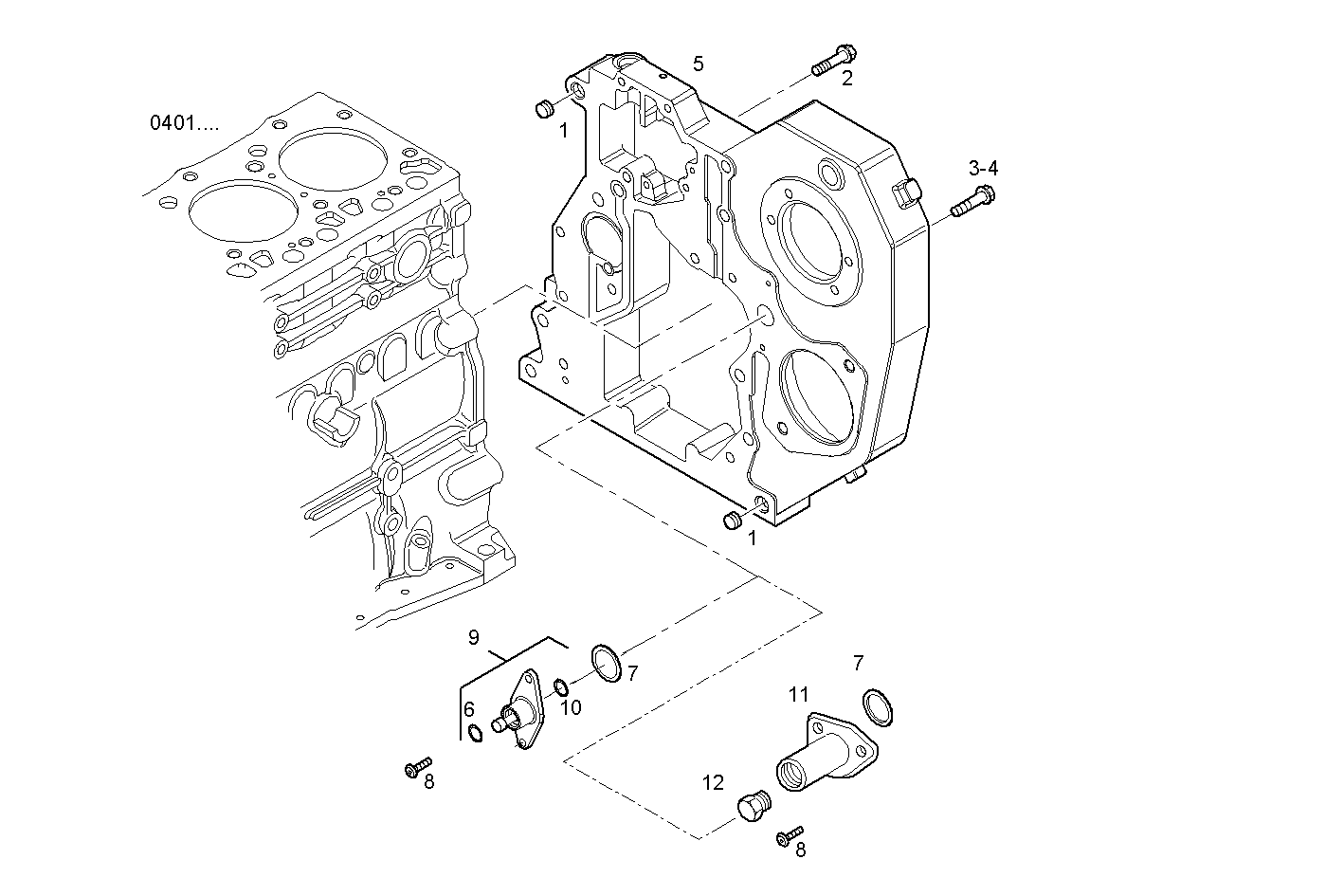 Iveco/FPT REAR C.CASE COVER