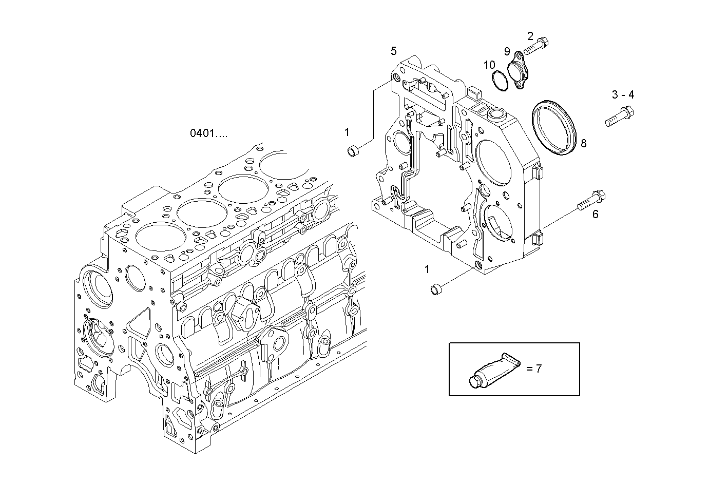 Iveco/FPT REAR C.CASE COVER