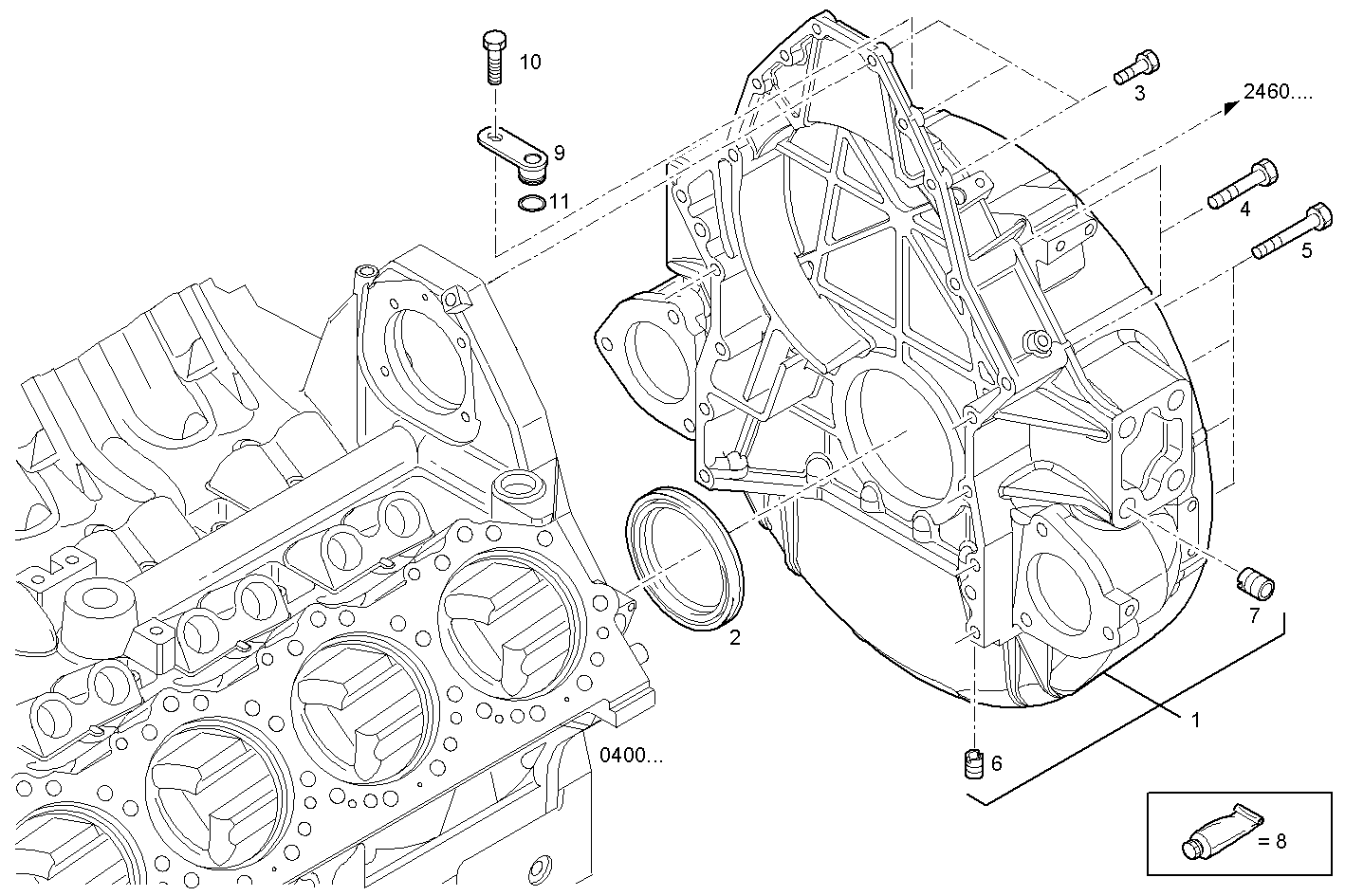 Iveco/FPT FLYWHEEL HOUSING