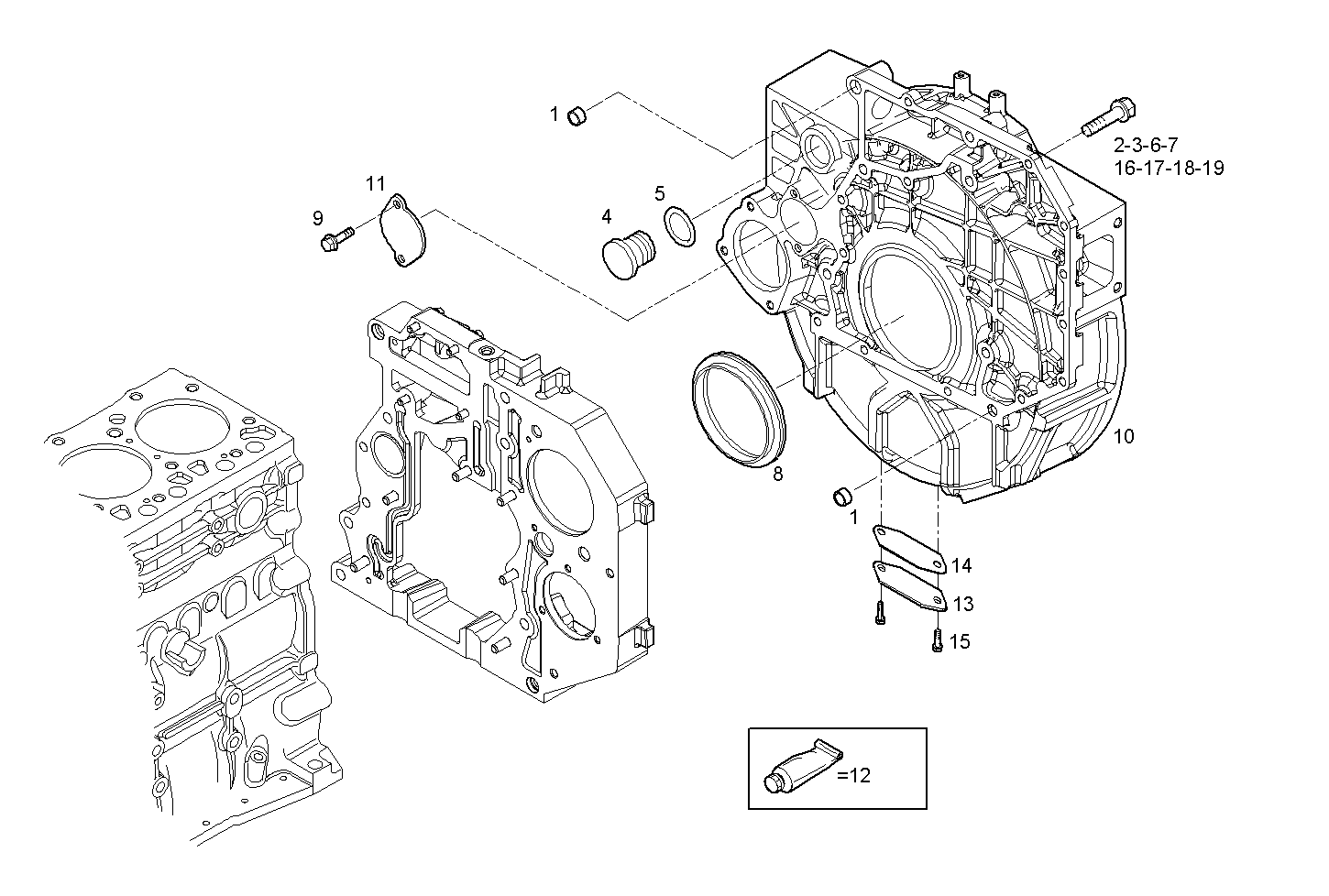 Iveco/FPT FLYWHEEL HOUSING