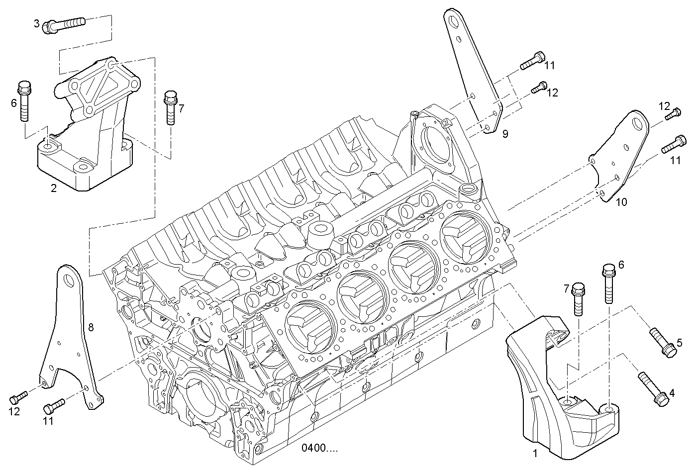 Iveco/FPT ENGINE SUSPENSION