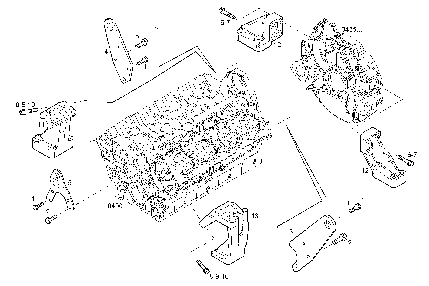 Iveco/FPT ENGINE SUSPENSION