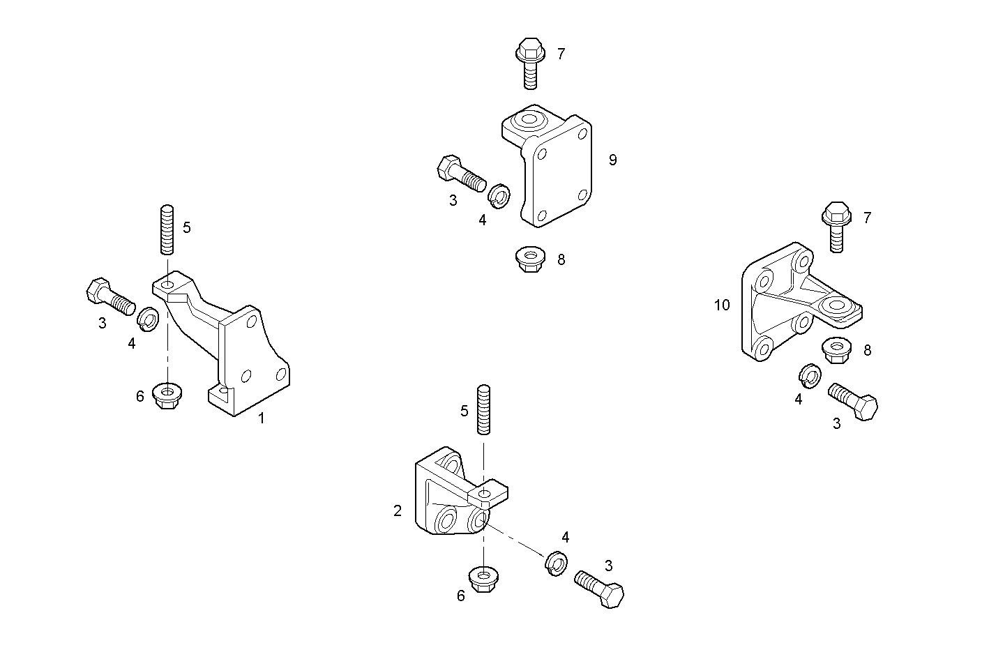 Iveco/FPT ENGINE SUSPENSION