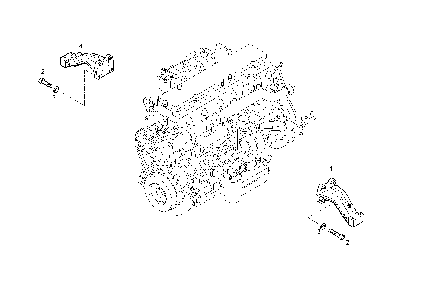 Iveco/FPT FRONT ENGINE MOUNTING