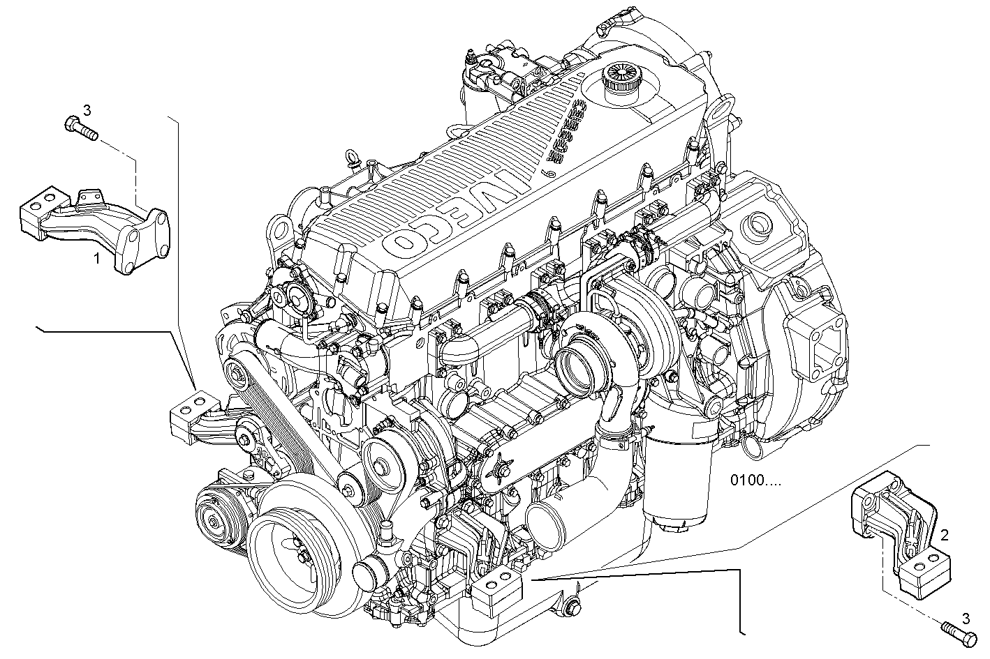 Iveco/FPT FRONT ENGINE MOUNTING