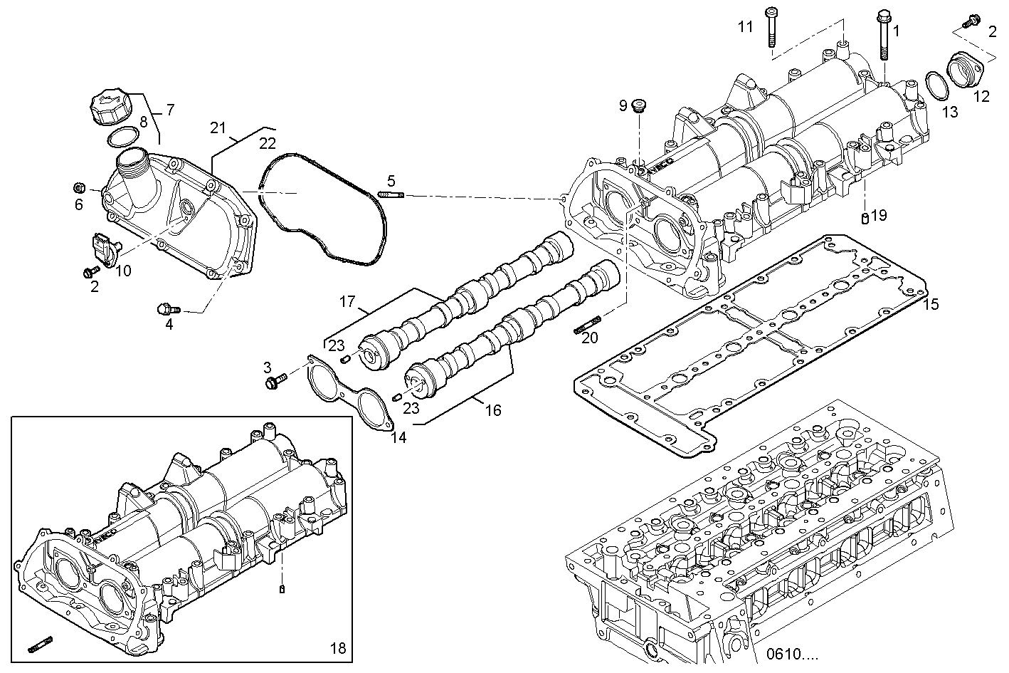 Iveco/FPT CYL. HEAD COVERS