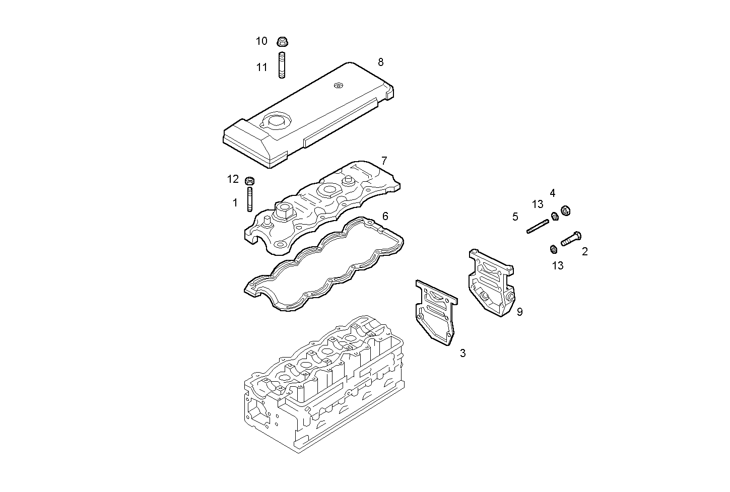 Iveco/FPT CYL. HEAD COVERS