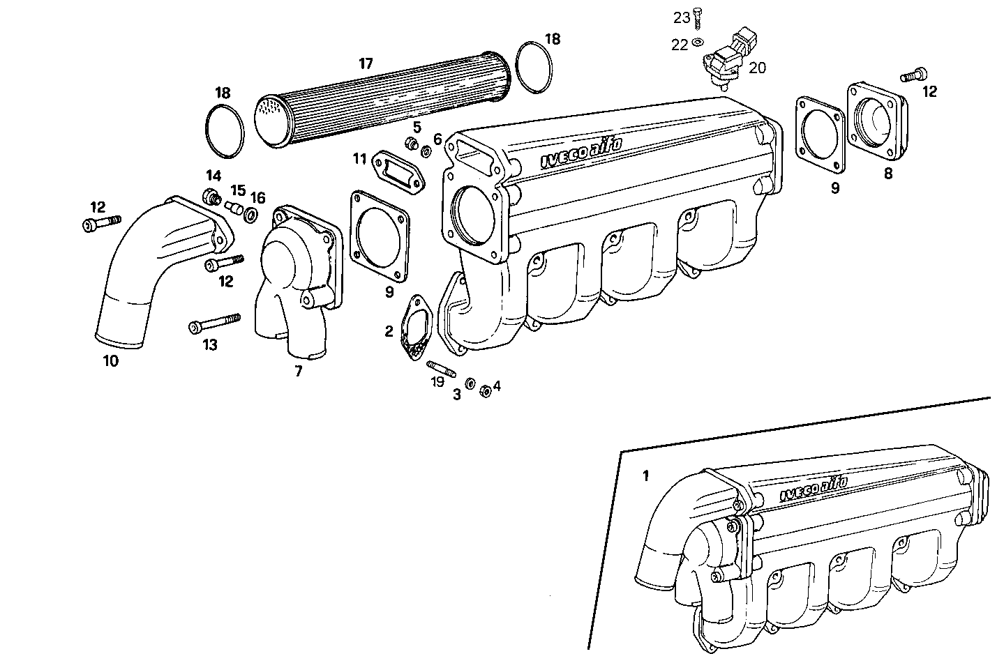 Iveco/FPT INTAKE MANIFOLD