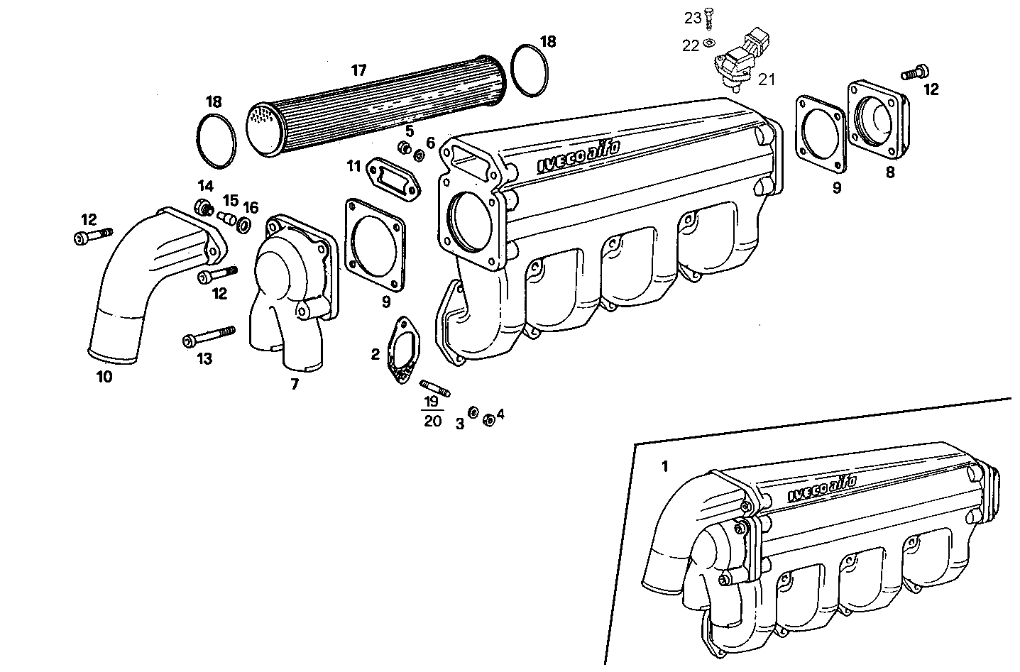 Iveco/FPT INTAKE MANIFOLD