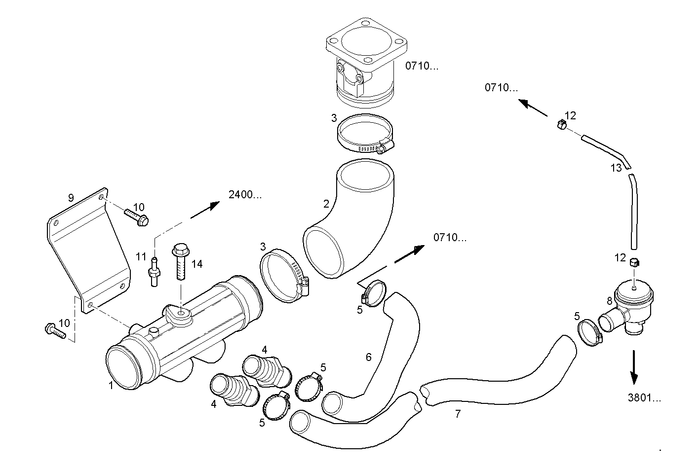 Iveco/FPT ENGINE AIR INTAKE