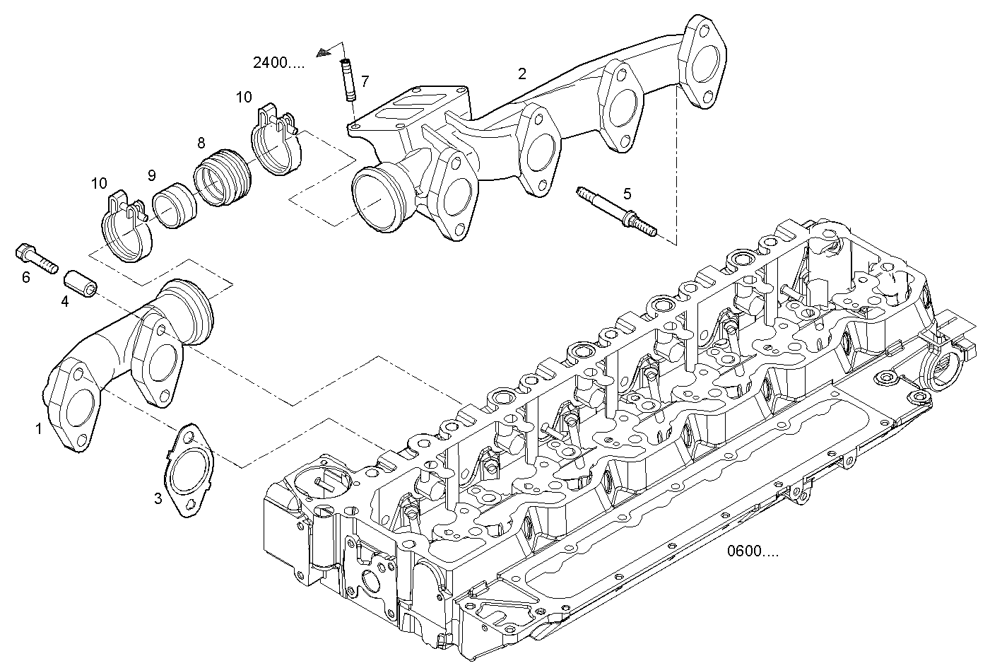 Iveco/FPT EXHAUST MANIFOLD