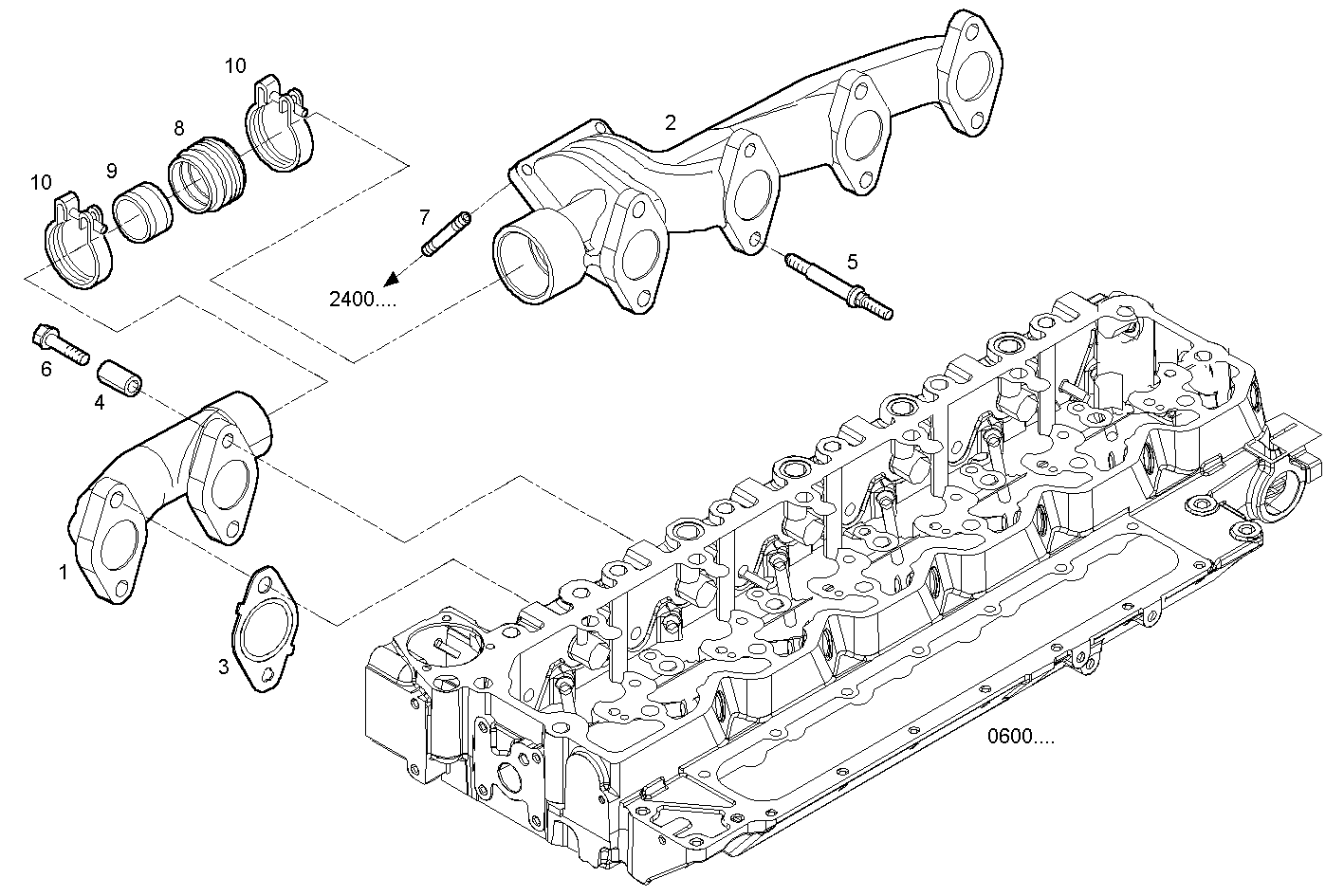 Iveco/FPT EXHAUST MANIFOLD