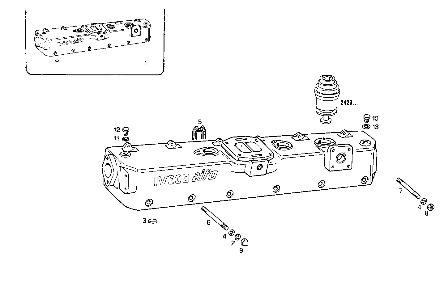 Iveco/FPT EXHAUST MANIFOLD