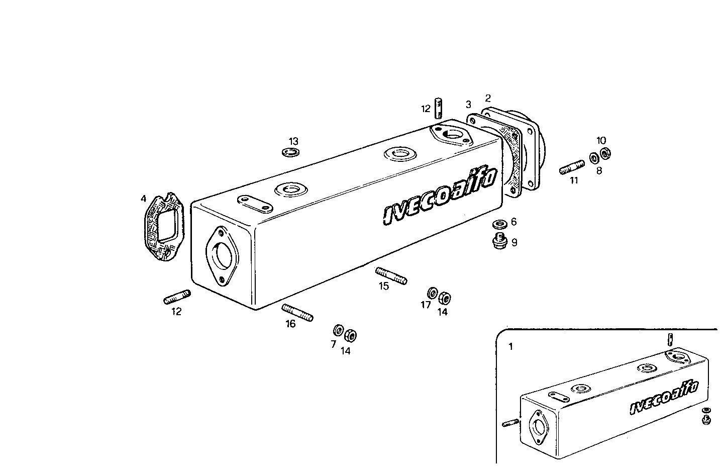 Iveco/FPT EXHAUST MANIFOLD