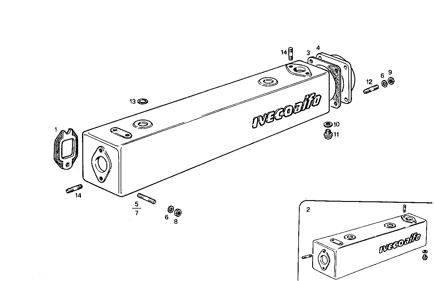 Iveco/FPT EXHAUST MANIFOLD