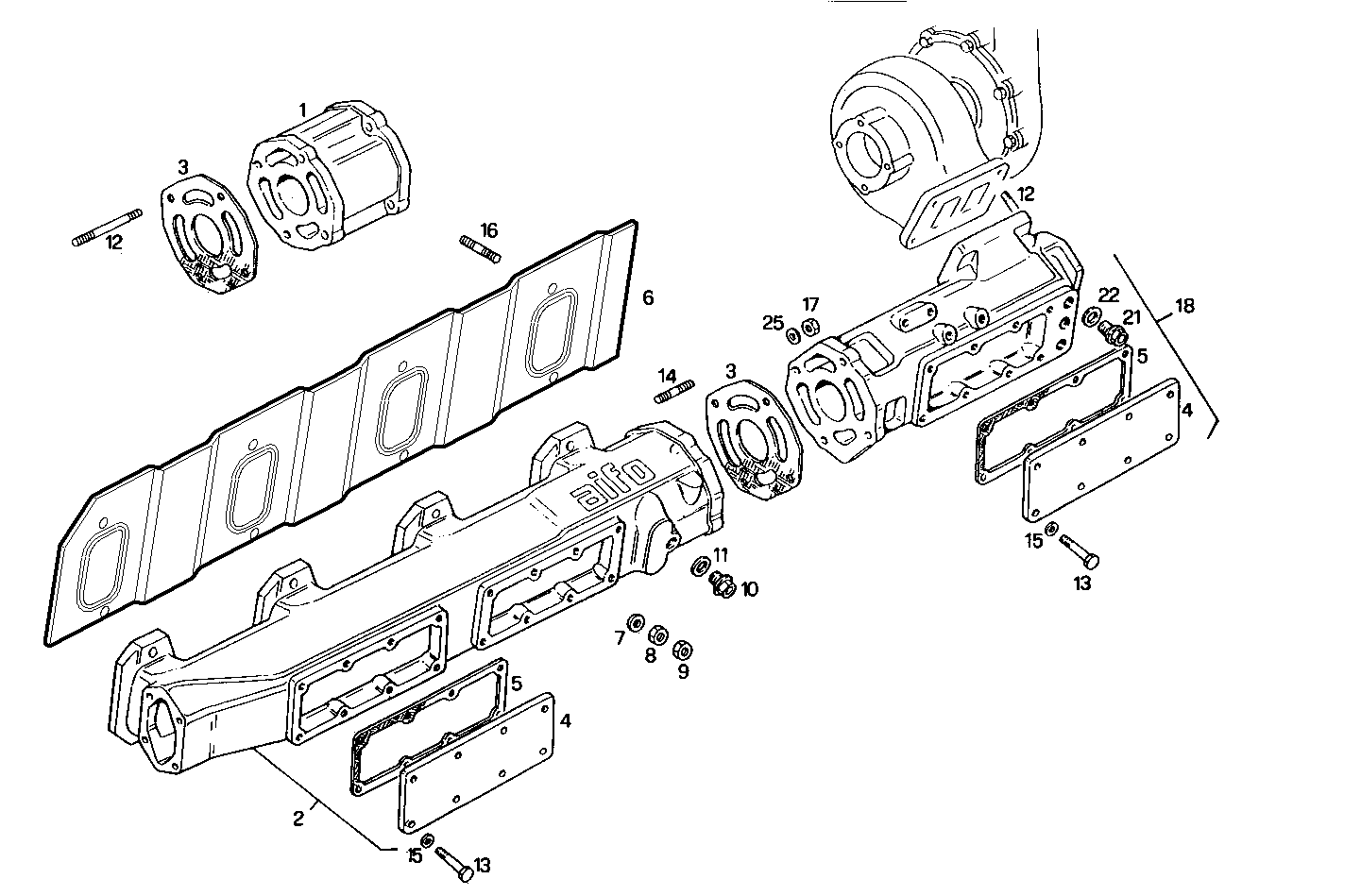 Iveco/FPT EXHAUST MANIFOLD