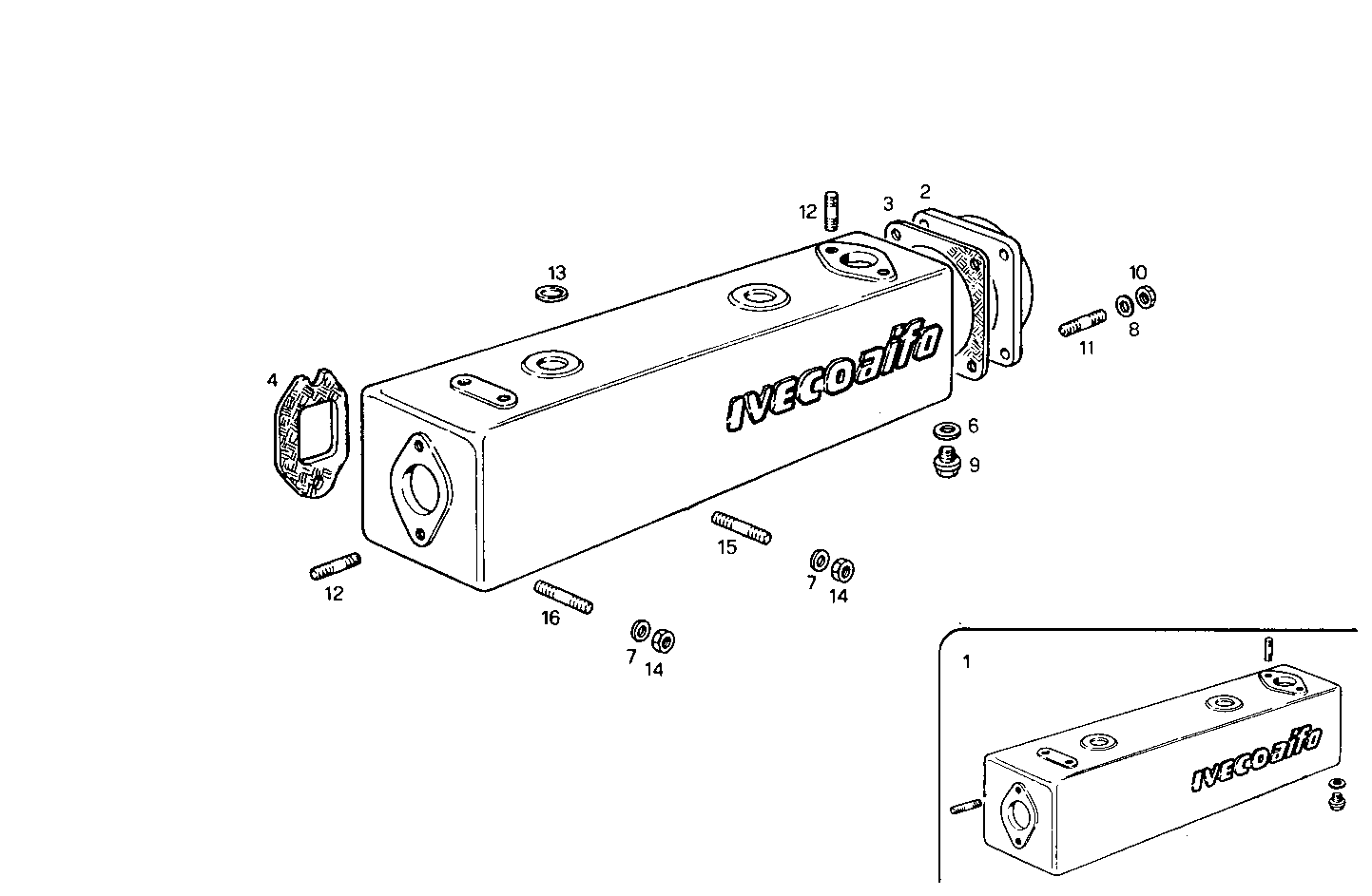 Iveco/FPT EXHAUST MANIFOLD