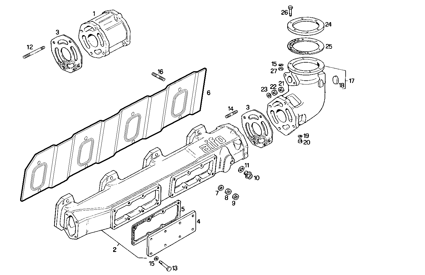 Iveco/FPT EXHAUST MANIFOLD