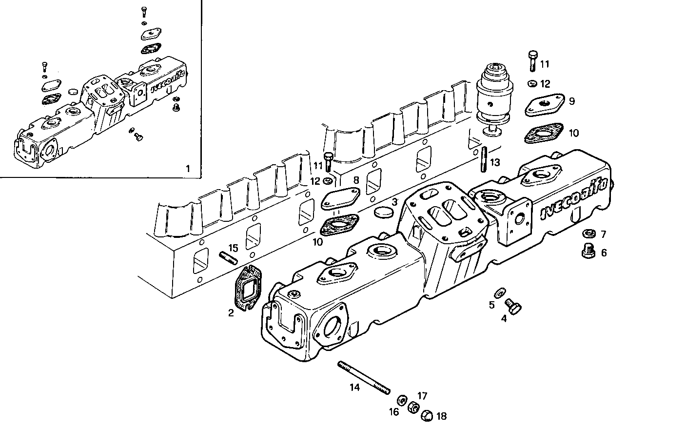 Iveco/FPT EXHAUST MANIFOLD