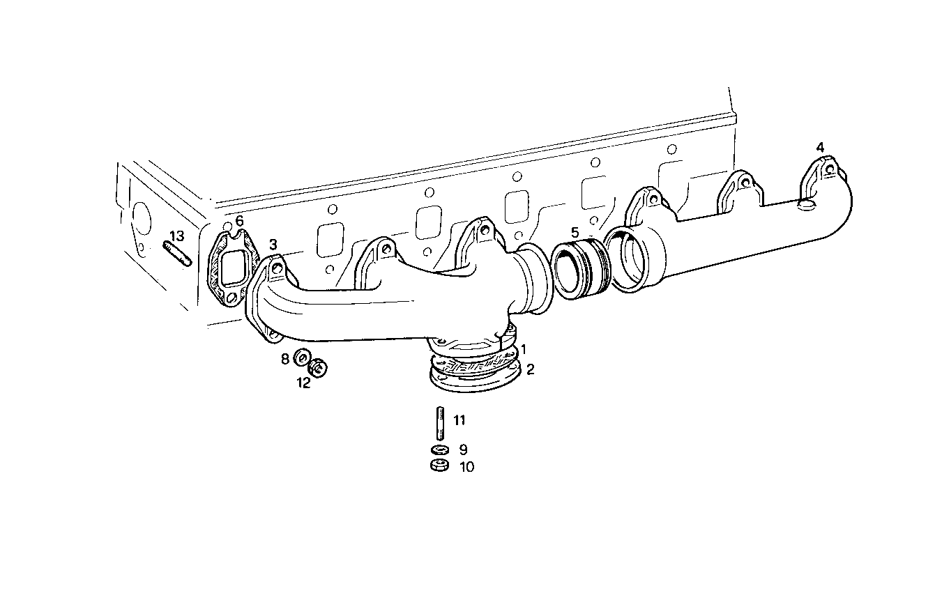 Iveco/FPT EXHAUST MANIFOLD