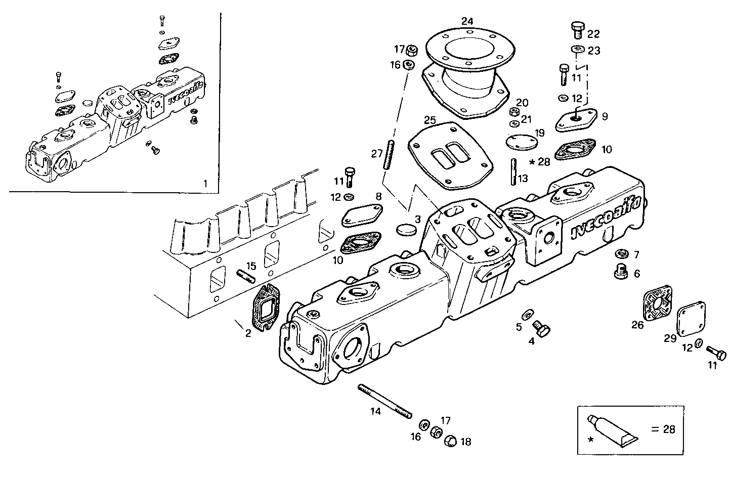 Iveco/FPT EXHAUST MANIFOLD