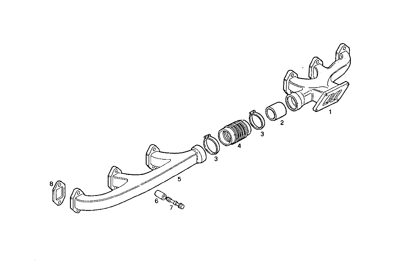 Iveco/FPT EXHAUST MANIFOLD